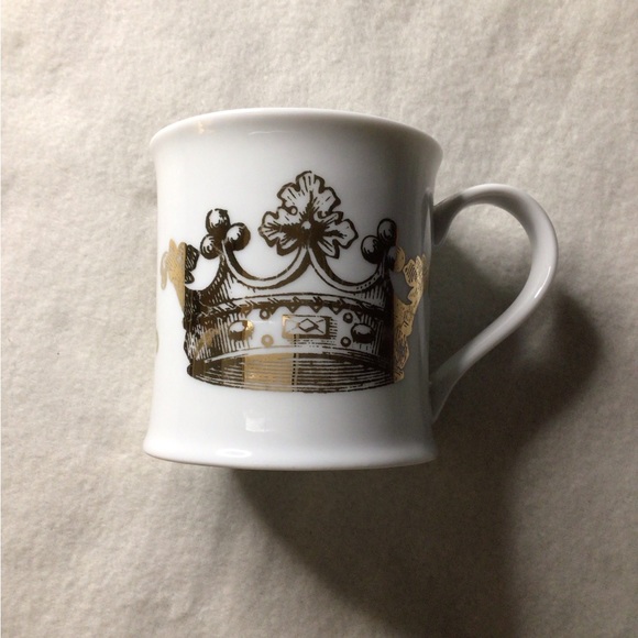 Rosanna Other - Rosanna Crowns mug white with gold